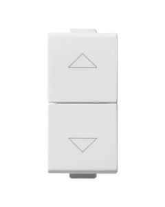 Three state switch, 1P, NO + NO, 10A, 230V, White.