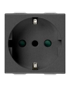 Simple plug socket, NEVE 09209, 2P + T, 16A, 2M