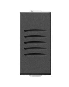 Modular door bell, NEVE 09378, 1M, 7W, 230V, 50-6, black