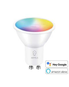 Smart Led Ligh GU10, 5 W, 220 V, RGB, Antela
