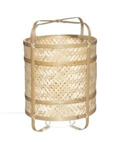 Table Light, Bamboo, H42 cm, D30 cm, E27, 1x40 W