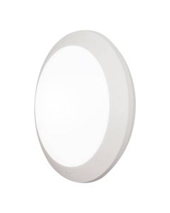 Exterior ceiling light, Fumagalli, White, white glass, 2 x E27, D31.3 cm, H9.4 cm