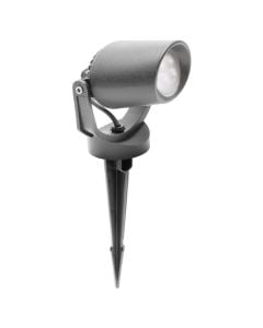 Exterior spot light, Fumagalli, gray, GU10, H31 cm,
