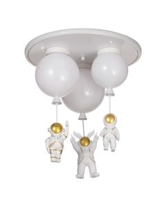 Kids pendant light, Led, astronaut, changing color 3000-6000K