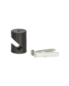 Plastic decentralizer to set cables on walls or ceiling, 3pc, black