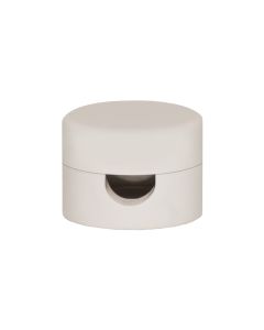 Plastic fairlead to set cables on walls or ceiling, 3pc,  white