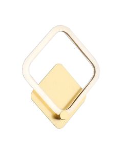 Wall led light rhomb shape, 4000 K, gold