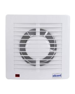 E-Style Slimline Wall Exhaust Fan, 100/4", P95m3/h