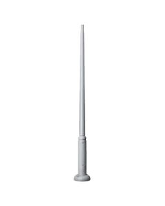 Resina park pole, Ektor, H250 cm, gray