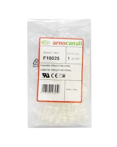 Fasheta plastike, 100mmX2,5mm , 100 cop, bardhe