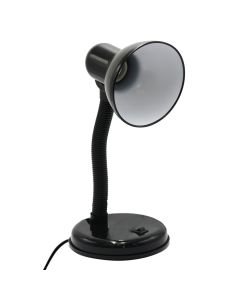 Reading table light, E27, metal, black