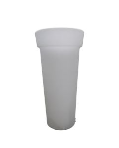 Vase with led light, Polyethylene, RGB color change, 16 colors available with remote, L30xW48XH95 cm