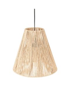 Hanging light GIADA, E27, D30xH27 cm, iron/letter, beige