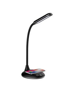 Led table light, Braytron, 5 W, 500 lm, 2700-6500 K, dimmable, Wi-Fi charger, black.