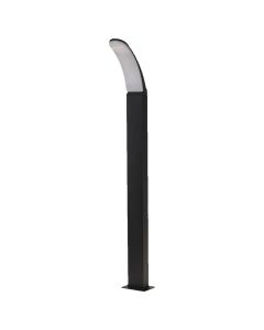 Outdoor floor led light,Eglo, Fiumicino, 11.5 W, 3000K, black, aluminium, L90 cm