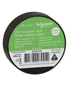 Insulation tape 19mmx20m black