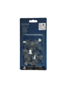 Plastic suction cups, 12 pc, transparent.