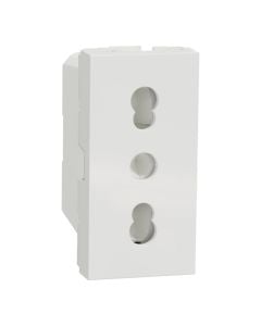 Single socket-outlet Schneider 2P+E,