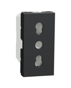 Single socket-outlet Schneider 2P+E,