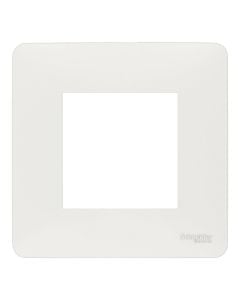 2 mod. Cover frame white Unica
