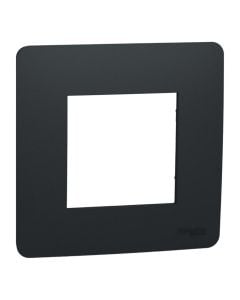 2 mod. Cover frame black Unica
