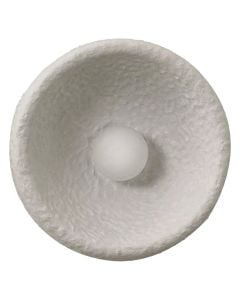 Wall lamp, resine, E27, 60x28 cm, grey
