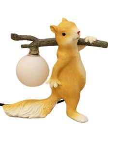 Table lamp for kids, squirrel , G9, 25x25cm
