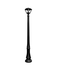 Outdoor floor lamp, Fumagalli, Black, E27, H 1950cm