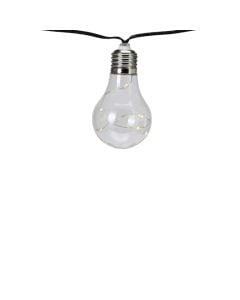 LED chain with 10 bulbs, 3m long, 50cm distance between bulb