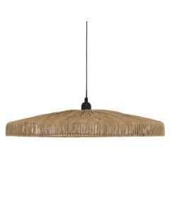 Pendant lamp, E27, D.58cm, natural jute