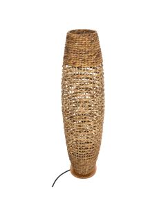 Floor light, E27, H.118cm, natual straw