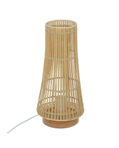 Table lamp, E27, H.38cm, natural bamboo filament