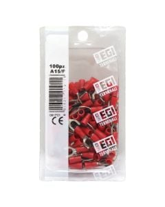 Insulated terminal fork,  0.2-1.5/5.2mm