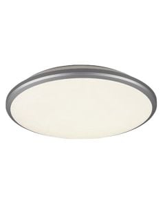 Ceiling light "Limbus", Trio, 20.5 W, 4000 K, D34 cm , gray