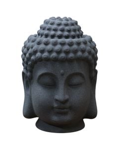 Buddha fountain, ceramic, 31x32x44cm, 4LED, matte