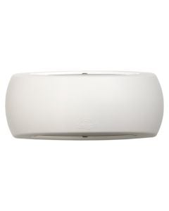 Outdoor wall light, Fumagalli, E27, 30x8.5x13cm, resin, white