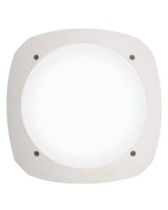 Outdoor wall light, Fumagalli, E27, D.31cm, resin, white
