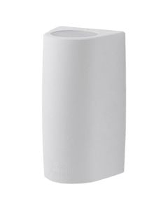 Outdoor wall light, Fumagalli, 2xGU10, 9x17cm, resin, white