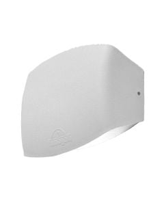 Outdoor wall light, Fumagalli, R7s, 15.5x12x6cm, white resin