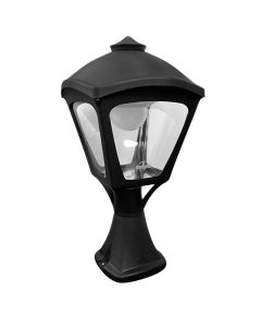 Outdoor ground lamp, Fumagalli, E27, H.60cm, D.33cm, resin, black