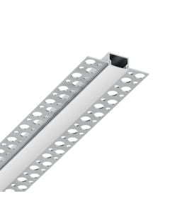 LED strip channel, for plaster, 2000x60x13mm, aluminum