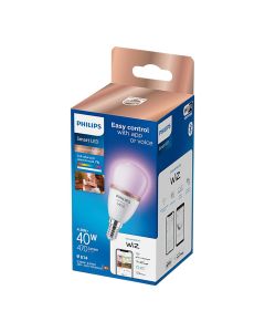 Smart LED lamp, Philips, E14, 40W, 470lm, 2200-6500/ RGB, 15.000h