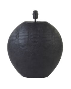 Table lamp, E27, polyresin, black, D.48cm, H.57cm