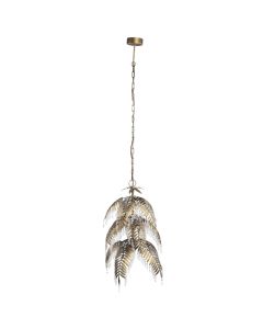 Pendant lamp, E27, metal, gold, D.55cm, H.78cm