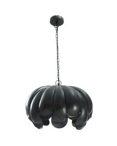 Pendant light, E27, metal, black, D.45cm, H.28cm