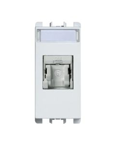 Network socket, RJ45 cat.6, white, Simon Urmet