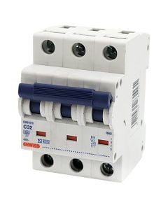 GEWISS magneto-thermal circuit breaker, 3M, C, 32A, 6kA