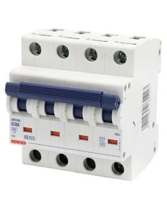GEWISS magneto-thermal circuit breaker, 4M, C, 32A, 6kA