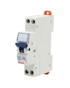 Magneto-thermal circuit breaker, 1P+N, GEWISS, 1M, C, 10A, 4.5kA