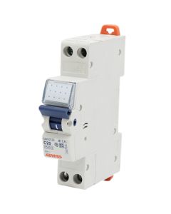 Magneto-thermal circuit breaker, 1P+N, GEWISS, 1M, C, 20A, 4.5kA